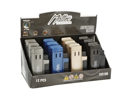 Doutníkový zapalovač Matteo Turbo Fremont 3xJET