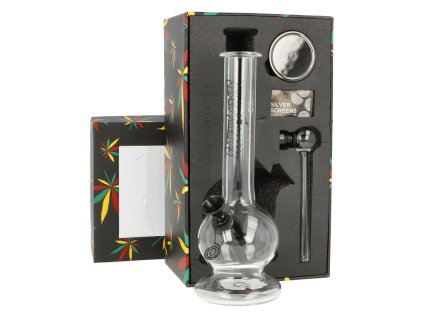 Skleněný bong Super HeroesGiftset Black, 20cm