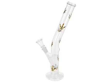 Skleněný bong Colored Leaves, 33cm (-- --)
