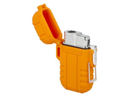 Tryskový zapalovač Eurojet Toft, rubbered, orange