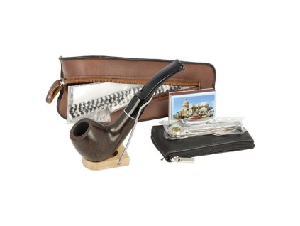 Dýmka HH SET, brown, filtr 9mm