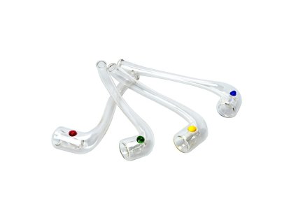 Šlukovka skleněná HM fajfka, kamínek (- -)