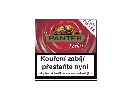 PANTER POCKET SWIRL RED FILTER 10´S