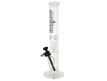 Skleněný bong s perkolací Super Heroes Transparent Ice, 42cm