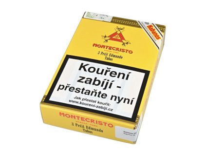 Doutníky Montecristo Petit Edmundo A/T, 3ks (- -)