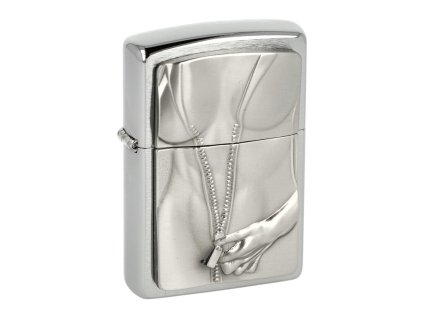 Zapalovač Zippo Zipper Girl, broušený