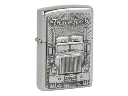 Zapalovač Zippo Trucker Emblem, patinovaný