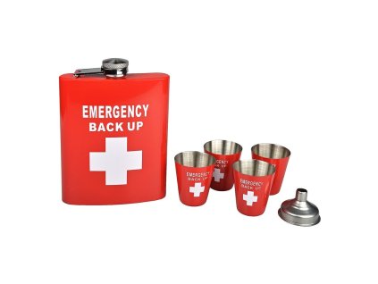 Placatka s pohárky sada Emergency, 237ml (- -)