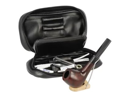 Sada dýmka Angelo, startovací set, dýmka rovná + etue VII, filtr 9mm (-- --)