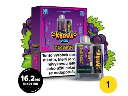 Kurwa Pod Kit Blackcurrant purple grape 16,2mg