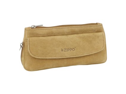 Zippo kožené pouzdro na dýmku, hnědé
