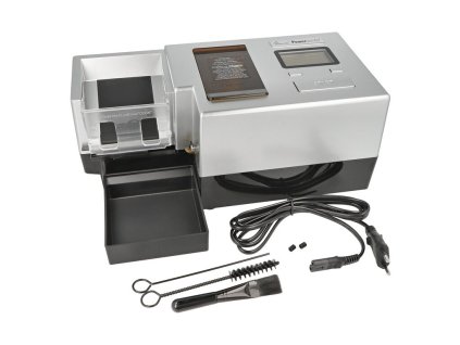 Elektrická plnička dutinek Powermatic V Plus - stříbrná