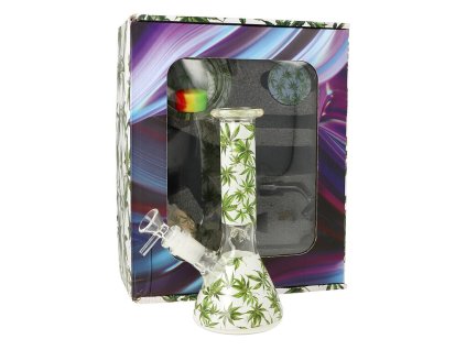 Skleněný bong Super Heroes SET, 21cm