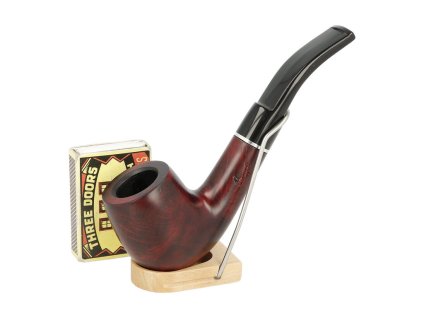 Dýmka Angelo zahnutá čer., II, filtr 9mm