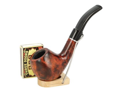 Dýmka Angelo zahnutá hnědá, II, filtr 9mm