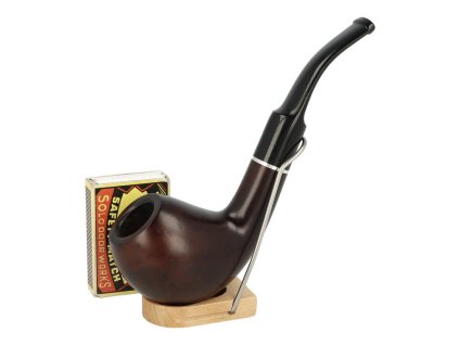 Dýmka Angelo zahnutá, V, filtr 9mm