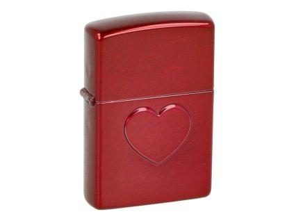 Zapalovač Zippo Stamped Heart, lesklý