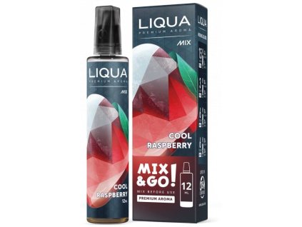 Příchuť Liqua Mix&Go 10ml Cool Raspberry