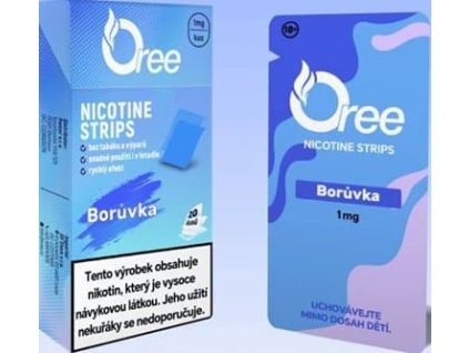 Nikotinový film Oree Borůvka 1mg