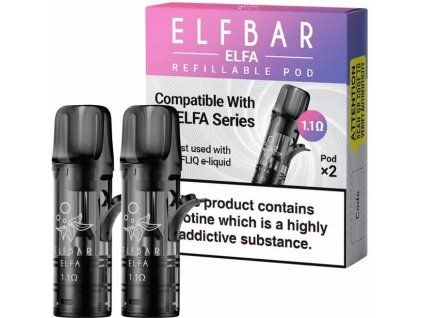 Elf Bar Elfa Empty PODs Cartridge 1,1ohm 2Pack