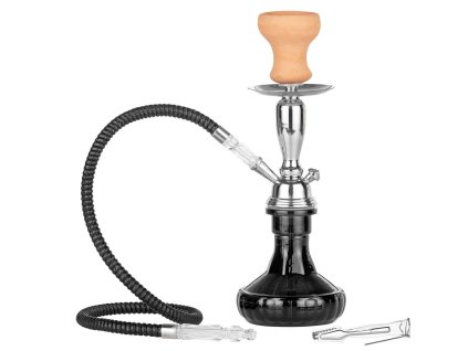 Vodní dýmka černá 34 cm 1 hadice