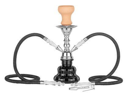 Vodní Dýmka.32cm 2 hadice černá