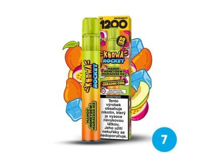 KURWA ROCKET Mango Honeydew Maracuja Ice