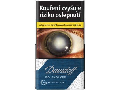 Cigarety Davidoff Evolved Blue 100 - karton 10 krabiček