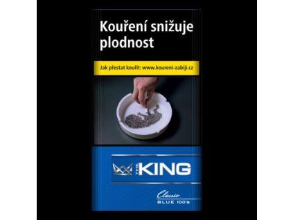 Cigarety King Blue 100 - karton 10 krabiček