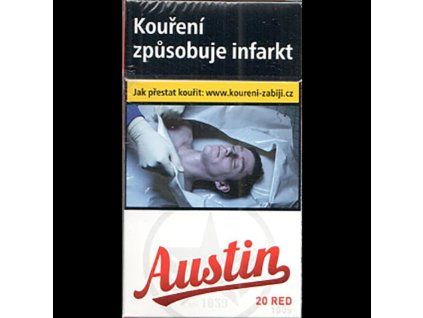 Cigarety Austin Red 100 - karton 10 krabiček