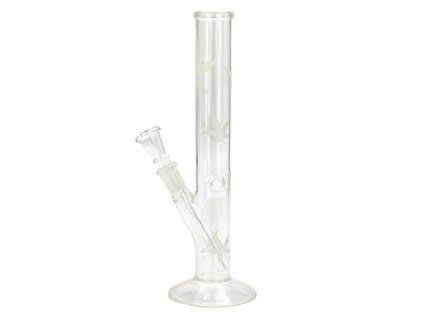 Skleněný bong Leaf Sand A, 26cm