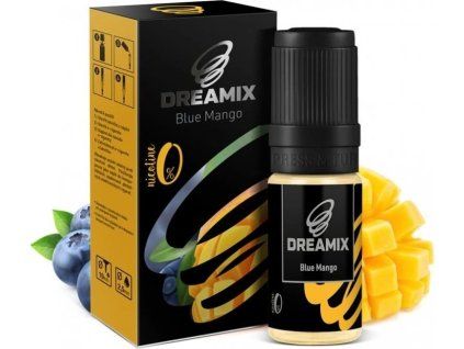 LIQUID DREAMIX - BORŮVKA A MANGO (BLUE MANGO) 10ML - 12MG