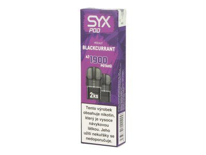 SYX POD náplň Blackcurrant / U