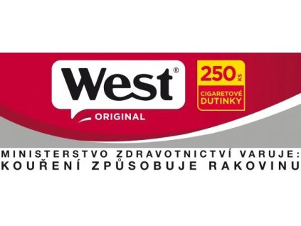 Cigaretové dutinky West Red 250
