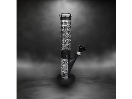 Skleněný bong Shark Design Ice 36cm, black (- -)
