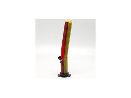 Bong akryl (plast) Rasta Stripe Theme, 30cm