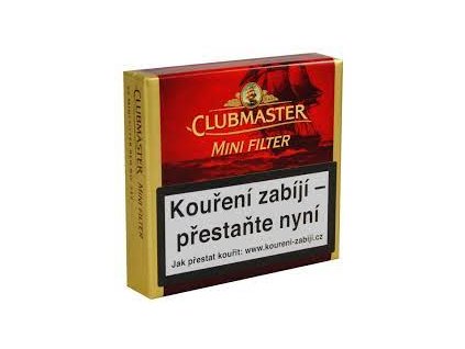 Doutníky Clubmaster Mini Red Filter (20 ks)