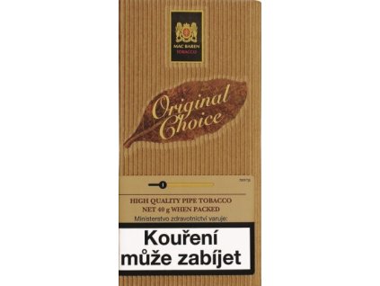 Dýmkový tabák Mac Baren Original Choice, 40g/F (- -)