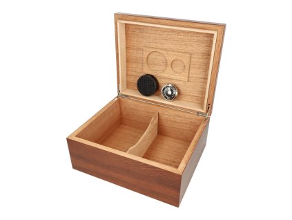 Humidor na doutníky hnědý 30D, 27x22x12cm