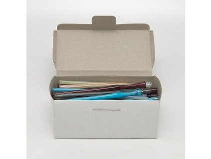 Skleněnka Hemp barevná, 14cm