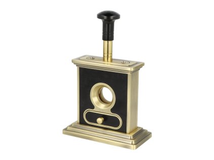 Doutníkový ořezávač Angelo stolní, black/bronze, 20mm