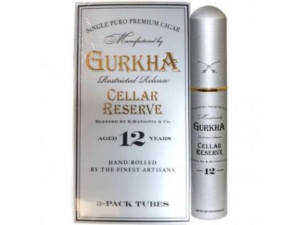 Doutníky Gurkha Cellar Reserve 12y Tubos (3 ks)