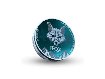 White Fox Double Mint 15g, nikotinové sáčky