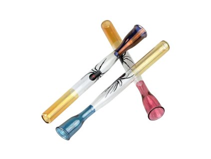 Šlukovka skleněná HM, čirá Spider (- -)