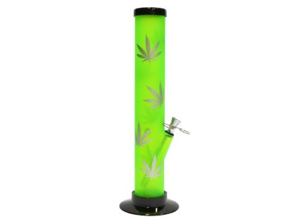 Bong akryl Listy zelený 33cm (- -)