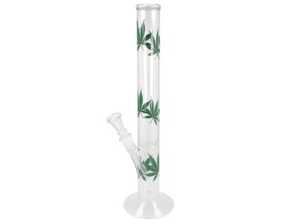 Skleněný bong Greenline Multi Leaf, 35cm (- -)