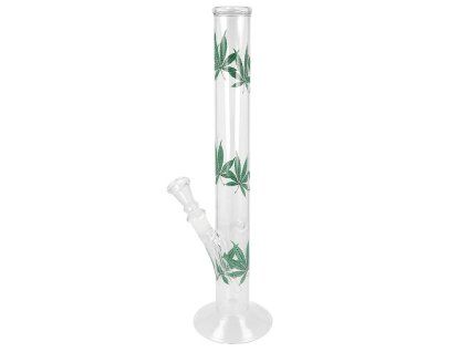 Skleněný bong Greenline Multi Leaf, 35cm (- -)