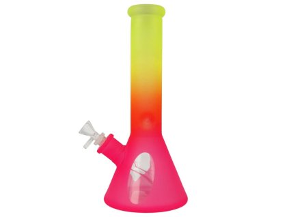 Skleněný bong Super Heroes Ice colored, Pink, 32cm (- -)