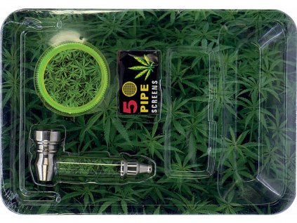 Sada šlukovka 7cm, drtič 4cm, tácek