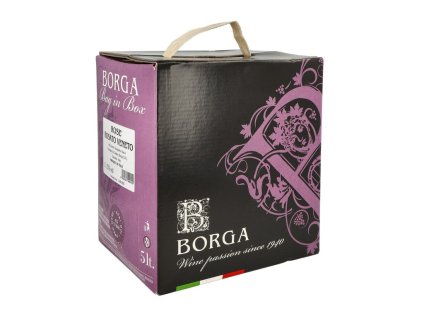 Víno Borga Rosato IGT 5l 11,5%, růžové, Bag in box